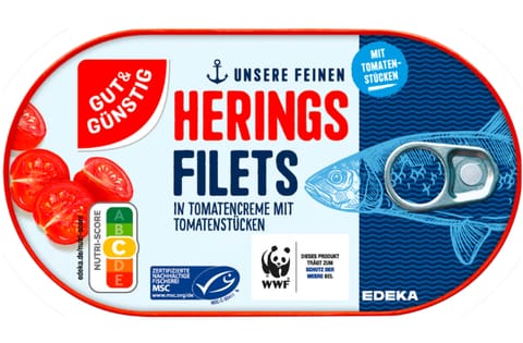 ⁨G&G Filety Śledziowe w  Pomidorach 200 g⁩ w sklepie Wasserman.eu