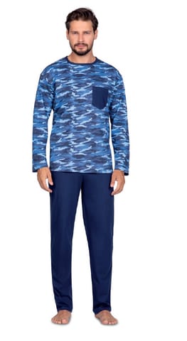 ⁨MEN'S REGINA PAJAMAS 596 XXL- (Blue, Size XXL (44))⁩ at Wasserman.eu