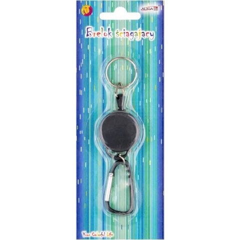 ⁨Brelok ściągający do identyfikatora PH-3643 z karabińczykiem ALIGA⁩ w sklepie Wasserman.eu