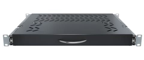 ⁨REGULOWANA SZUFLADA DO KLAWIATURY I MYSZKI RSR-F2-19-1U-350B-KM STALFLEX⁩ w sklepie Wasserman.eu