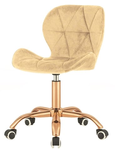 ⁨Krzesło obrotowe VASTO OFFICE VELVET SUNNY ROSE GOLD⁩ w sklepie Wasserman.eu