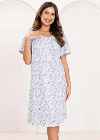 ⁨KOSZULA REGINA 018 NIE (kolor niebieski, rozmiar L)⁩ w sklepie Wasserman.eu