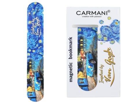 ⁨Zakładka magnetyczna - inspirowany malarstwem van Gogha, Kocia wycieczka (CARMANI)⁩ w sklepie Wasserman.eu