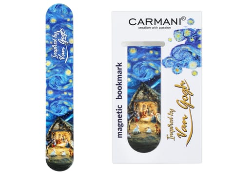 ⁨Zakładka magnetyczna - inspirowany malarstwem van Gogha, Boże Narodzenie (CARMANI)⁩ w sklepie Wasserman.eu
