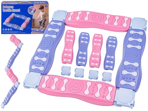 ⁨Ścieżka Sensoryczna Dla Dzieci KAMIENIE BALANSUJĄCE Do Ćwiczenia Równowagi Trening Nowa Wersja 6 Podkładek W Stopniach⁩ w sklepie Wasserman.eu