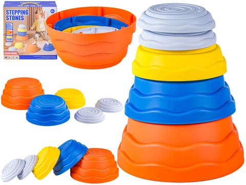 ⁨Ścieżka Sensoryczna Dla Dzieci KAMIENIE BALANSUJĄCE 5 Szt Równowaga Trening Równowagi⁩ w sklepie Wasserman.eu