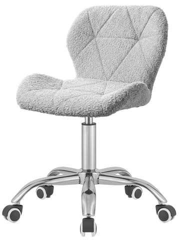 ⁨Krzesło obrotowe VASTO OFFICE BOUCLE GREY SILVER⁩ w sklepie Wasserman.eu