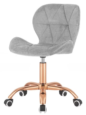 ⁨Krzesło obrotowe VASTO OFFICE FABRIC GREY ROSE GOLD⁩ w sklepie Wasserman.eu