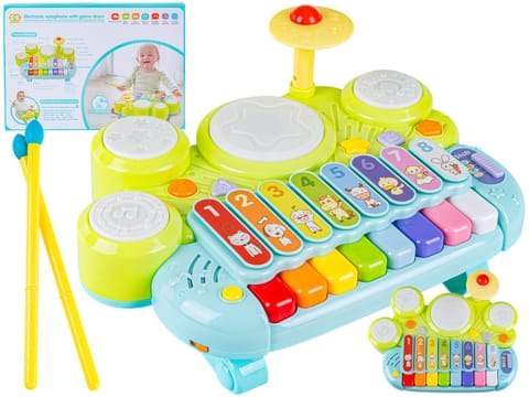 Ksylofon Cymbałki Perkusja Pianinko Dla Dzieci Zabawka Edukacyjna Muzyczna w sklepie Wasserman.eu