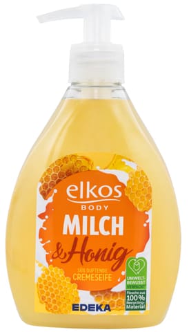 ⁨Elkos Milch & Honig Mydło w Płynie 500 ml⁩ w sklepie Wasserman.eu