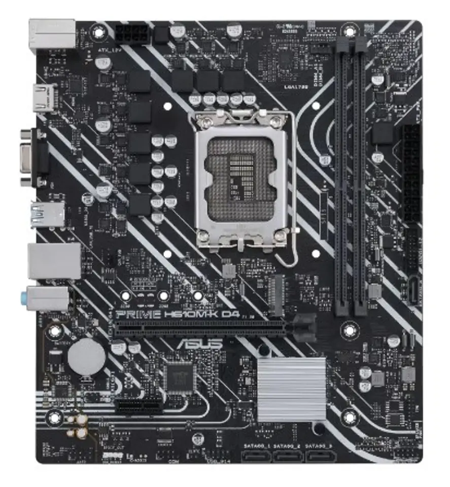 ⁨ASUS PRIME H610M-K D4 Intel H610 LGA 1700 micro ATX⁩ at Wasserman.eu