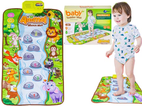 Edukacyjna Muzyczna Mata Sensoryczna Dla Dzieci ZWIERZĘTA w sklepie Wasserman.eu