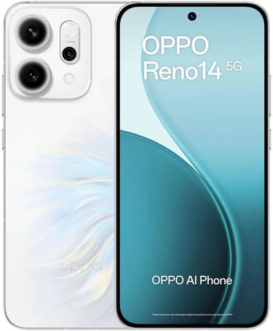⁨Smartphone OPPO Reno 14 5G 12/512GB NFC Dual SIM AI Biały 512 GB Biały 8033779082399⁩ w sklepie Wasserman.eu