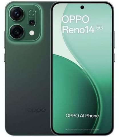 ⁨OPPO Reno 14 5G 12/512GB NFC Dual SIM AI Zielony 512 GB Zielony 159766458⁩ w sklepie Wasserman.eu