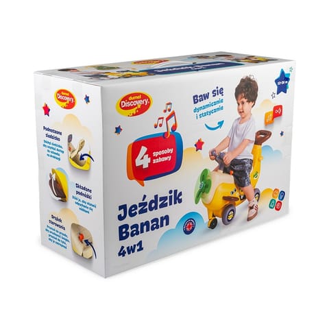 ⁨JEŹDZIK BANAN 4W1⁩ w sklepie Wasserman.eu