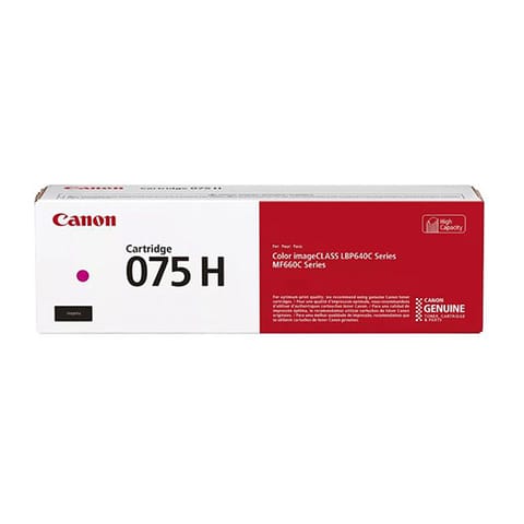 ⁨Canon oryginalny toner 075 H M, 6367C002, magenta, 2500s, high capacity⁩ w sklepie Wasserman.eu