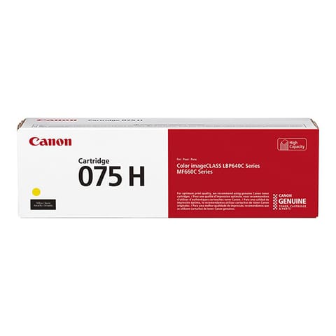 ⁨Canon oryginalny toner 075 H Y, 6366C002, yellow, 2500s, high capacity⁩ w sklepie Wasserman.eu