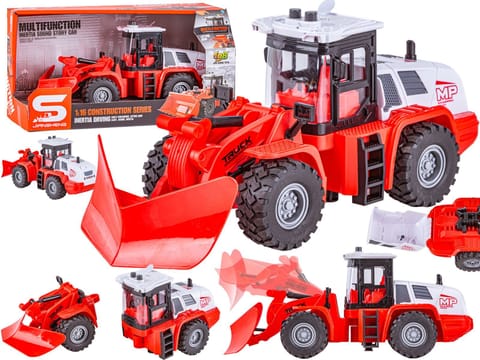 ⁨Odśnieżarka Pług Śnieżny Multifunkcyjny Traktor 1:16 Ciągnik Ruchome Ramię Światło Dźwięk⁩ w sklepie Wasserman.eu