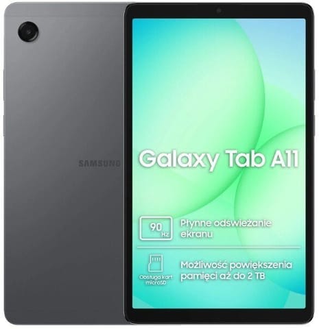 ⁨Tablet SAMSUNG Galaxy Tab A11 64 GB 4G Szary (8.7"/MediaTek Helio G99/64GB/Android 15/Wi-Fi/Szary)⁩ w sklepie Wasserman.eu