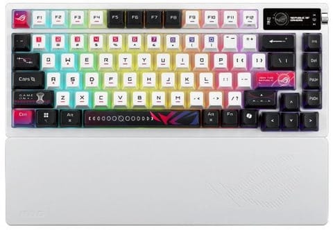 ⁨Klawiatura Przewodowa ASUS Teclado ROG Azoth X 75% RGB Biały⁩ w sklepie Wasserman.eu