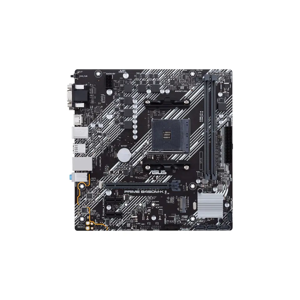 ⁨ASUS Prime B450M-K II AMD B450 Socket AM4  micro ATX⁩ at Wasserman.eu