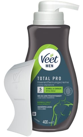 ⁨Krem do depilacji Veet Men TOTAL PRO 400ml⁩ w sklepie Wasserman.eu