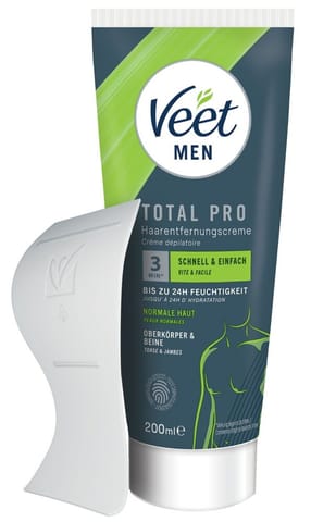 ⁨Krem do depilacji Veet Men TOTAL PRO 200ml⁩ w sklepie Wasserman.eu