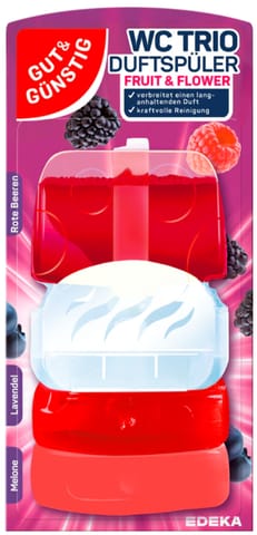 ⁨G&G WC Trio Fruit&Flower Zawieszka WC 3 x 55 ml⁩ w sklepie Wasserman.eu