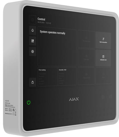 ⁨Ajax EN54 Fire Hub Jeweller - white⁩ w sklepie Wasserman.eu