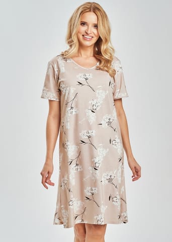 ⁨KOSZULA TARO 3538 FIORA SS26 01 (kolor beż, rozmiar M)⁩ w sklepie Wasserman.eu