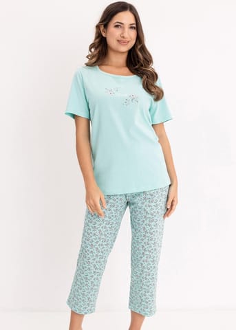 ⁨PIŻAMA REGINA DAMSKA 736 ZIELONY (kolor zielony, rozmiar L)⁩ w sklepie Wasserman.eu