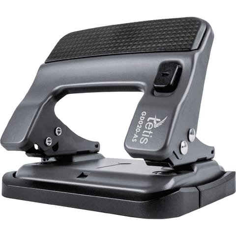 ⁨Dziurkacz metalowy 30k szary GD020-AS TETIS⁩ w sklepie Wasserman.eu