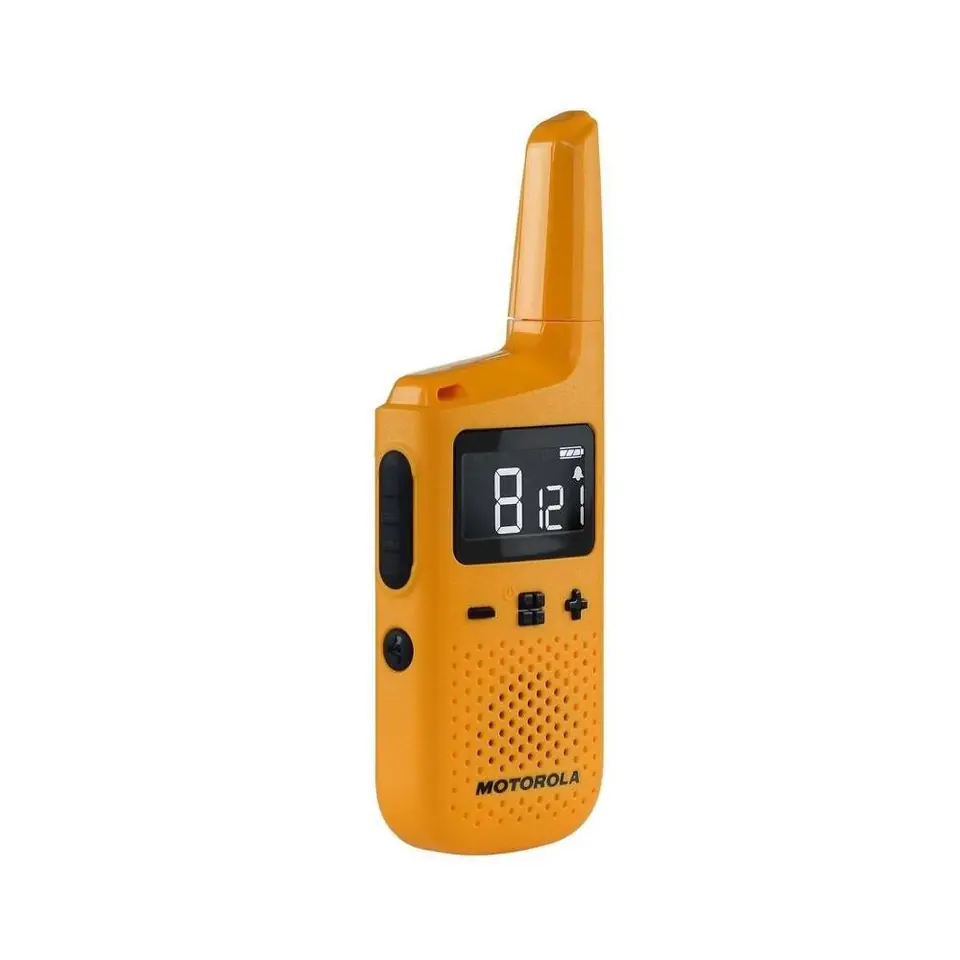 ⁨Motorola T72 walkie talkie 16 channels, yellow⁩ at Wasserman.eu