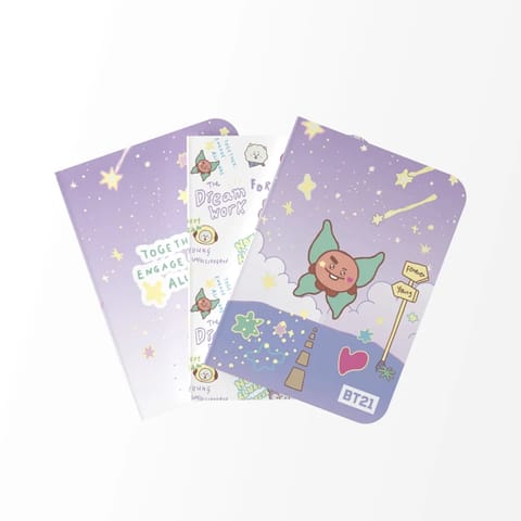 ⁨BT21 - Zestaw zeszytów A6 SHOOKY (3 sztuki)⁩ w sklepie Wasserman.eu