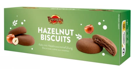 ⁨Papagena Ciastka z Kremem Orzechowym 150 g⁩ w sklepie Wasserman.eu
