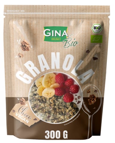 ⁨Gina Organiczna Granola z Czekoladą 300 g⁩ w sklepie Wasserman.eu