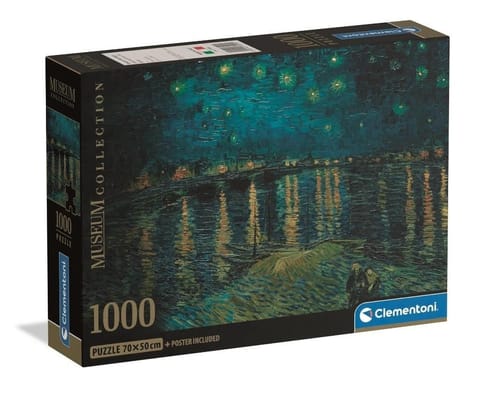 ⁨Puzzle 1000 Museum Van Gogh - Notte Stellata⁩ w sklepie Wasserman.eu