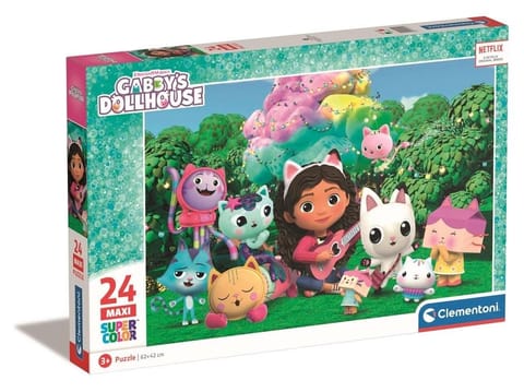 ⁨Puzzle 24 Maxi Super Kolor Gabby's Dollhouse⁩ w sklepie Wasserman.eu