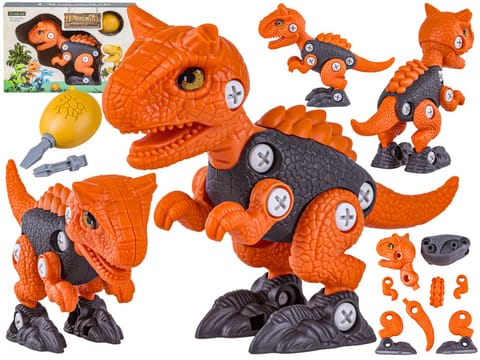 ⁨Klocki Konstrukcyjne DINOZAUR Do Skręcania I Rozkręcania Zestaw Klocków⁩ w sklepie Wasserman.eu