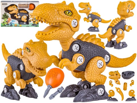 ⁨Klocki Konstrukcyjne DINOZAUR Do Skręcania I Rozkręcania Zestaw Klocków⁩ w sklepie Wasserman.eu