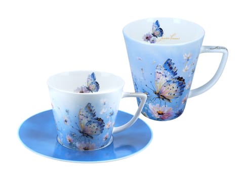 ⁨Kpl. filiżanka i kubek -  L. Lozano, Kwiaty  (CARMANI)⁩ w sklepie Wasserman.eu