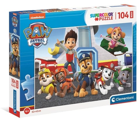 ⁨PSI PATROL PUZZLE 104 EL. MAXI SUPERCOLOR CLEMENTONI⁩ at Wasserman.eu