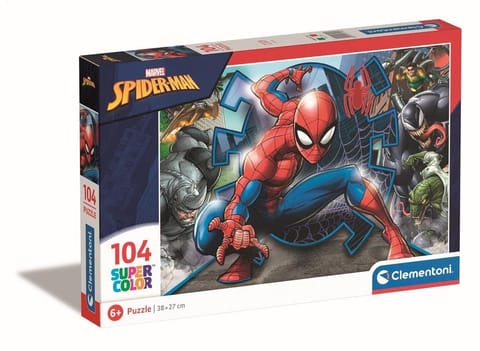 ⁨Puzzle 104 Super kolor Spiderman⁩ w sklepie Wasserman.eu