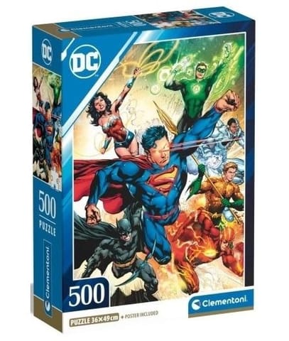 ⁨Puzzle 500 Compact Dc Comics Justice League⁩ w sklepie Wasserman.eu