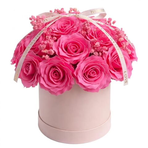 ⁨Flower box, bukiet zapachowych kwiatów mydlanych w pudełku 21szt. BUK29⁩ w sklepie Wasserman.eu