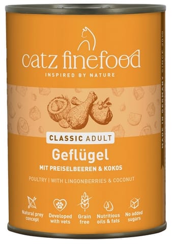 ⁨Catz Finefood Classic Drób (N.03)  puszka 400g⁩ w sklepie Wasserman.eu