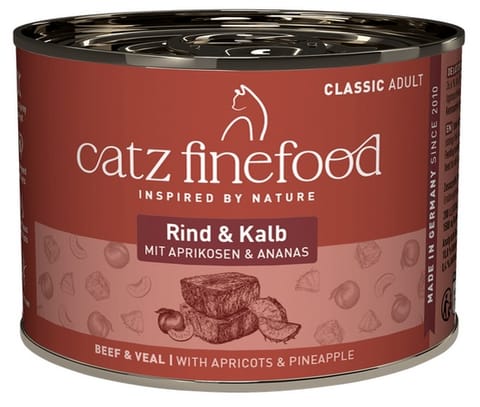⁨Catz Finefood Classic Wołowina i cielęcina (N.07) puszka 200g⁩ w sklepie Wasserman.eu