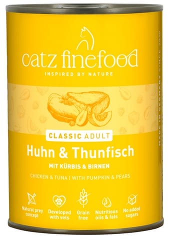 ⁨Catz Finefood Classic N.25 Chicken and Tuna can 400g⁩ at Wasserman.eu