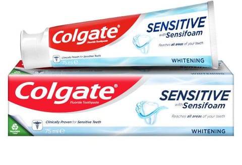 ⁨Colgate Sensitive Whitening Pasta do Zębów 75 ml⁩ w sklepie Wasserman.eu