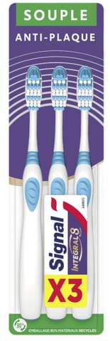 ⁨Signal Integral 8 Szczoteczka do Zębów Miękka 3 szt.⁩ w sklepie Wasserman.eu